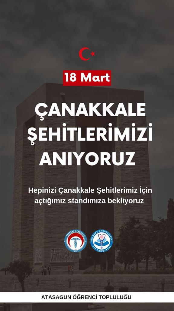 Çanakkale Şehitlerimizi Anıyoruz