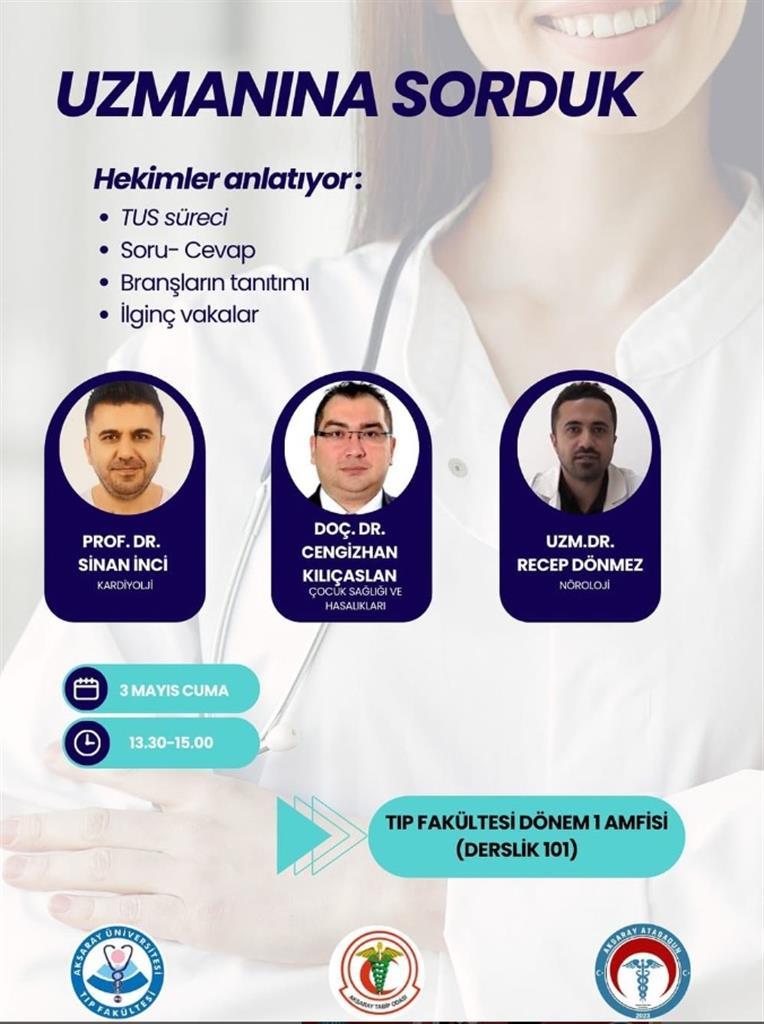 Uzmanına Sorduk: Hekimler Anlatıyor (Mayıs)
