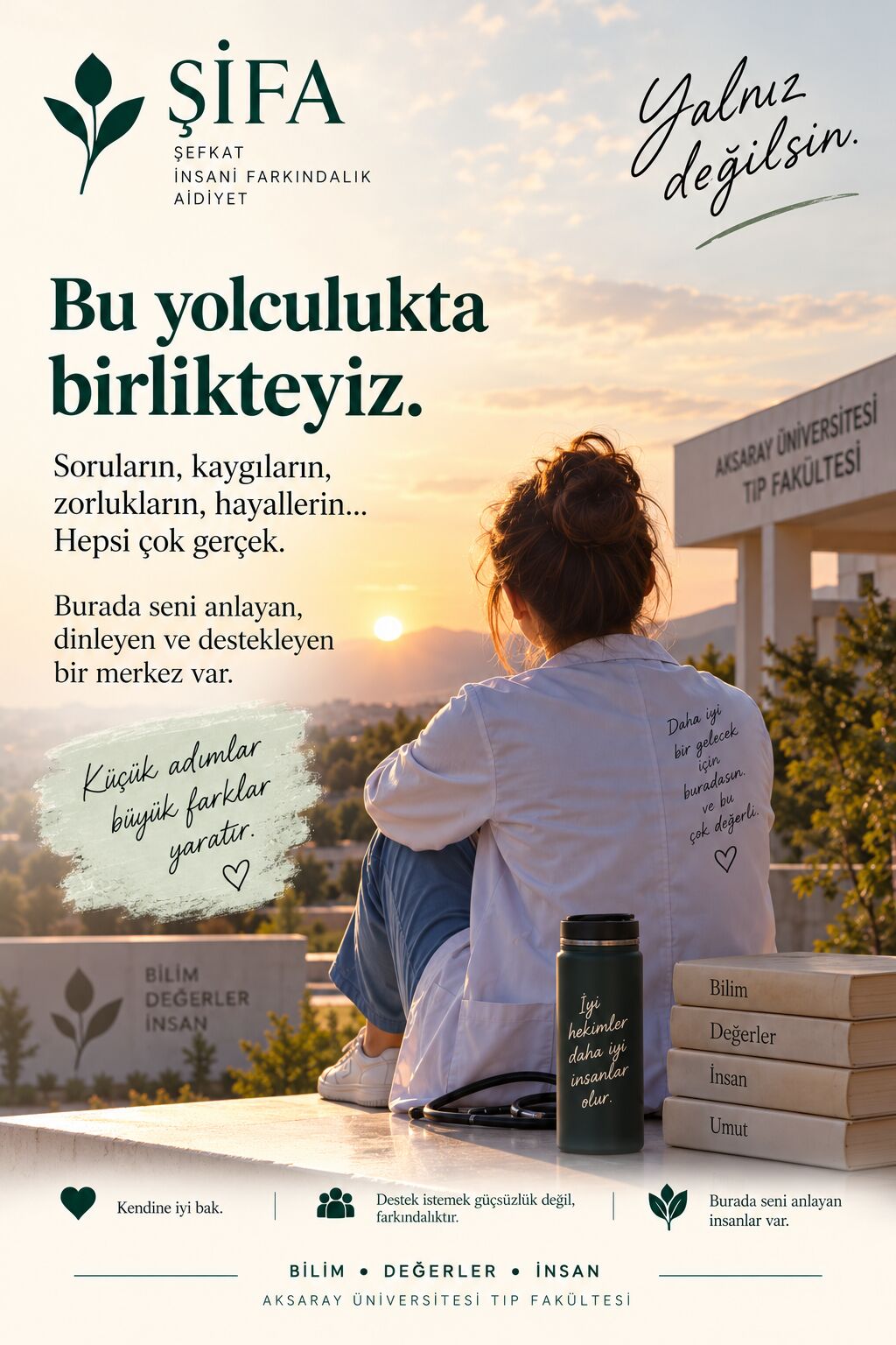 Kendinle bir dakika.